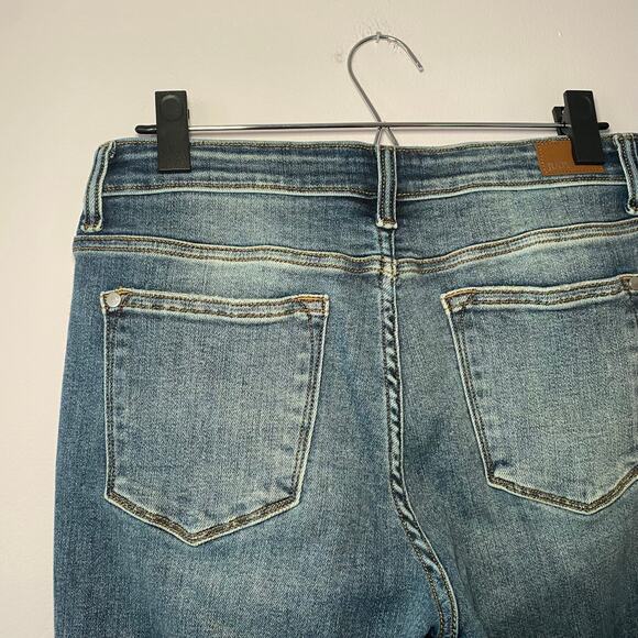 Judy Blue Slim Fit Medium Wash Straight Jeans Skinny Straight Women size 7 / 28 - Picture 8 of 11